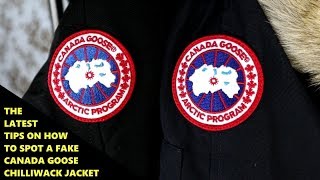 Real vs Replica Canada Goose HOW TO SPOT A FAKE CANADA GOOSE JACKET [upl. by Aikenat]