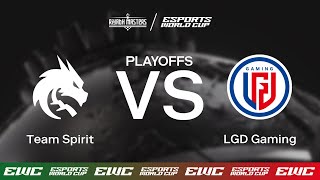 Team Spirit vs LGD Gaming  Dota2 Riyadh Masters x EWC  Day 11  Playoffs [upl. by Nnylyaj50]