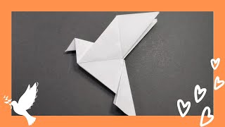 🕊️Como hacer la PALOMA DE LA PAZ Origami❤️🕊️ [upl. by Danby]