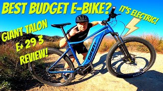 Best Budget E Mountain Bike Giant Talon E 29 3 Review [upl. by Dnalyram185]