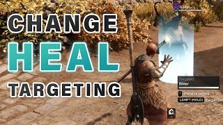 How to Change the Auto Targeting for Healing ► New World [upl. by Crystie]