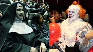 FUNNIEST Scare Pranks COMPILATION  Pennywise VS Valak Whos Scarier [upl. by Golden910]