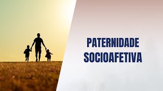 Paternidade socioafetiva [upl. by Tilly]