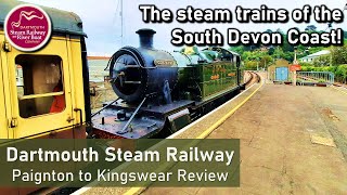 Dartmouth Steam Railway  Paignton to Kingswear Train Review [upl. by Lundquist]