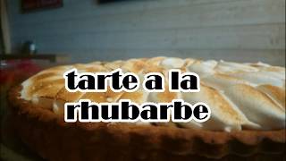 tarte a la rhubarbe [upl. by Fawne]