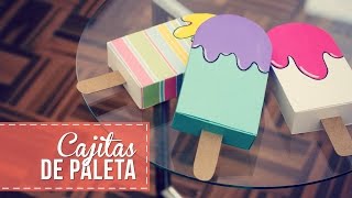 Cajitas en forma de paleta muy fáciles [upl. by Yremogtnom895]