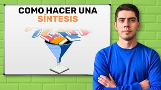 Cómo HACER una SÍNTESIS [upl. by Ahtis]