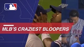 MLB Crazy Bloopers and Insane Plays [upl. by Ullyot584]