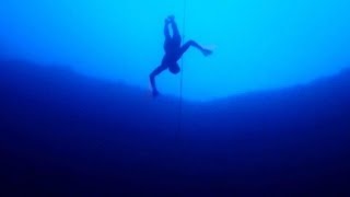 Deathdefying free dives push boundaries [upl. by Glendon339]