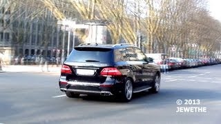 NEW 2013 MercedesBenz ML63 AMG W166 LOUD acceleration 1080p Full HD [upl. by Heinrich750]