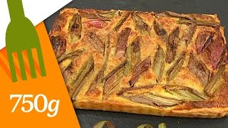 Tarte à la rhubarbe inratable  750g [upl. by Anahcra]