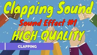 Clapping Sound Effect 1 HD  HIGH QUALITY [upl. by Salocin]