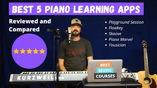 Best 5 Piano Learning Apps Reviewed And Compared [upl. by Namrac555]