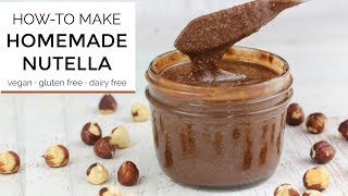 How To Make Homemade Nutella  DIY RECIPE [upl. by Arba226]