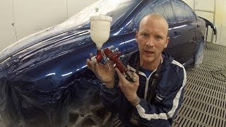 How to Spray Paint Clear over Base [upl. by Aray351]