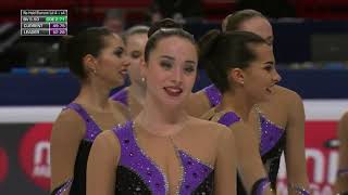 Team Paradise RUS  World Synchronized Skating Championships 2018 Stockholm [upl. by Deeyn]