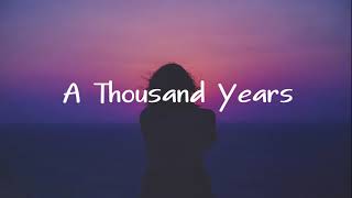 A Thousand Years   1 HOUR [upl. by Maccarone]