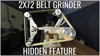 2x72 Belt Grinder Hidden Features For Knifemaking [upl. by Nnaytsirk]