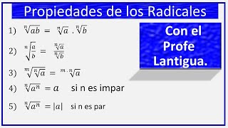 Propiedades de los Radicales desde cero [upl. by Anders]