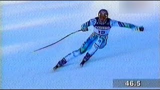 Hermann Maier wins downhill Bormio 1997 [upl. by Shea]