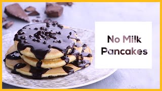 How to Make Pancakes Without Milk  Fustanycom [upl. by Wollis]