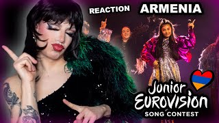 ARMENIA  Nare  Dance LIVE  Junior Eurovision 2022 REACTION [upl. by Engud]