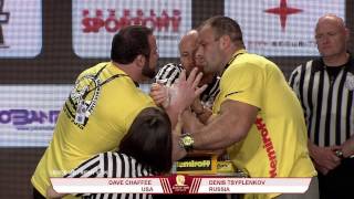 Denis Cyplenkov vs Dave Chaffee  95kg Right Hand Nemiroff World Cup 2013 [upl. by Shatzer]