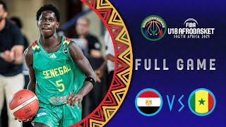 QuarterFinals  Egypt v Senegal  Full Basketball Game  FIBA U18 AfroBasket 2024 [upl. by Janene]