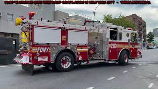 “EVERYONE GOES RESPONSE COMPILATION” BY FDNY APPARATUS ALL OVER NEW YORK CITY 01 [upl. by Batruk664]