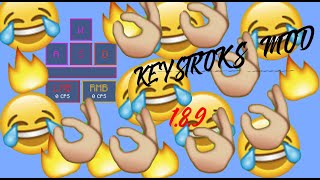 HOW TO INSTALL KEYSTROKES show your CPS 189  Minecraft [upl. by Sabba]