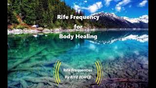 Body Healing  Rife Frequencies [upl. by Dami798]