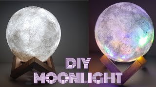 DIY Moon light  how to make Moon light from waste materials  MOON LIGHT [upl. by Naux]