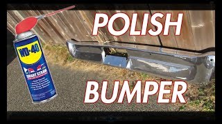 HOW TO POLISH CHROME BUMPERS LIKE NEW [upl. by Aaronson]