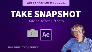 After Effects CC How To Take Snapshots [upl. by Cassy]