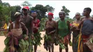 Mbute Pygmies Tribal Dance [upl. by Swann]