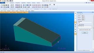 PatranNastran Tutorial Parasolid Solid Example [upl. by Ennahs868]