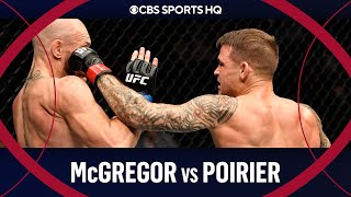 Conor McGregor vs Dustin Poirier Poirier stuns McGregor for 2nd round TKO  UFC 257  CBS Sports HQ [upl. by Beitnes]