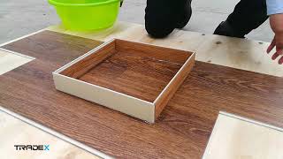 Vinyl WPC Flooring Waterproof Test [upl. by Nissy]