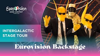 Eurovision Backstage  Day 6 Intergalactic Stage Tour  Eurovision News from Turin 2022 [upl. by Westbrook]