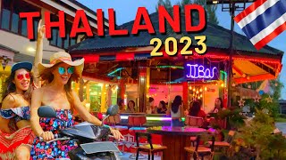 Koh Samui Lamai Beach Nightlife Walking Tour 2023 [upl. by Ekaj528]