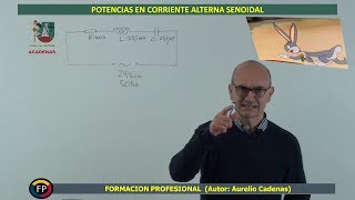 Que potencias hay en corriente alterna AC Clase 26 [upl. by Gad768]