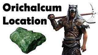 Skyrim Orichalcum Ore Mine Locations Mining Guide [upl. by Cirdek]