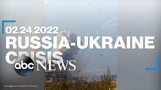 RussiaUkraine Crisis February 24 2022 [upl. by Trula]