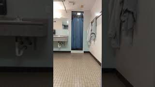 walk into mens shower room and someone talking to himself in shower funny had to video it [upl. by Orlov10]