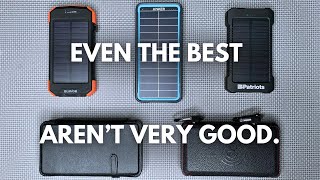 5 Best Solar Power Banks Im Unimpressed [upl. by Llimaj]