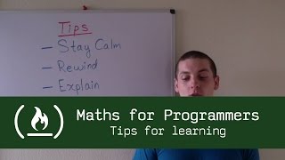 Maths for Programmers Introduction Tips For Learning [upl. by Justis]