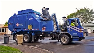 Garbage Trucks On Route In Action [upl. by Sandeep]