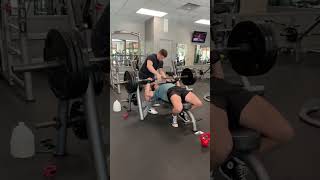 315 lb Bench Press PR [upl. by Anaimad]