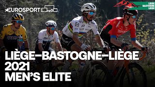 Liège–Bastogne–Liège 2021  Elite Men’s  Highlights  Cycling  Eurosport [upl. by Yeoz383]