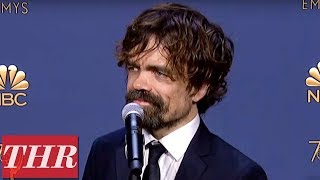 Peter Dinklage 2018 Emmy Awards Winner Backstage Interview  THR [upl. by Whiting]